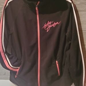 Harley Davidson woman's XL zip up sweatshirt
